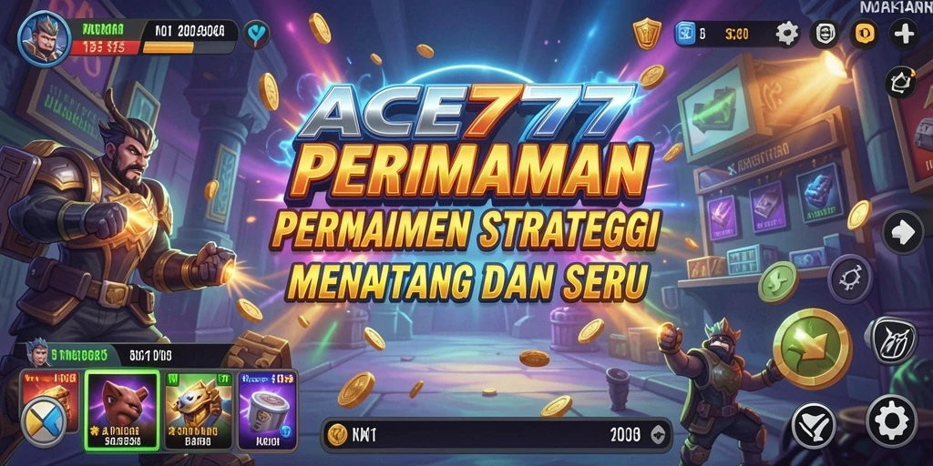 Tampilan gameplay ACE777 yang mendebarkan dan penuh strategi.