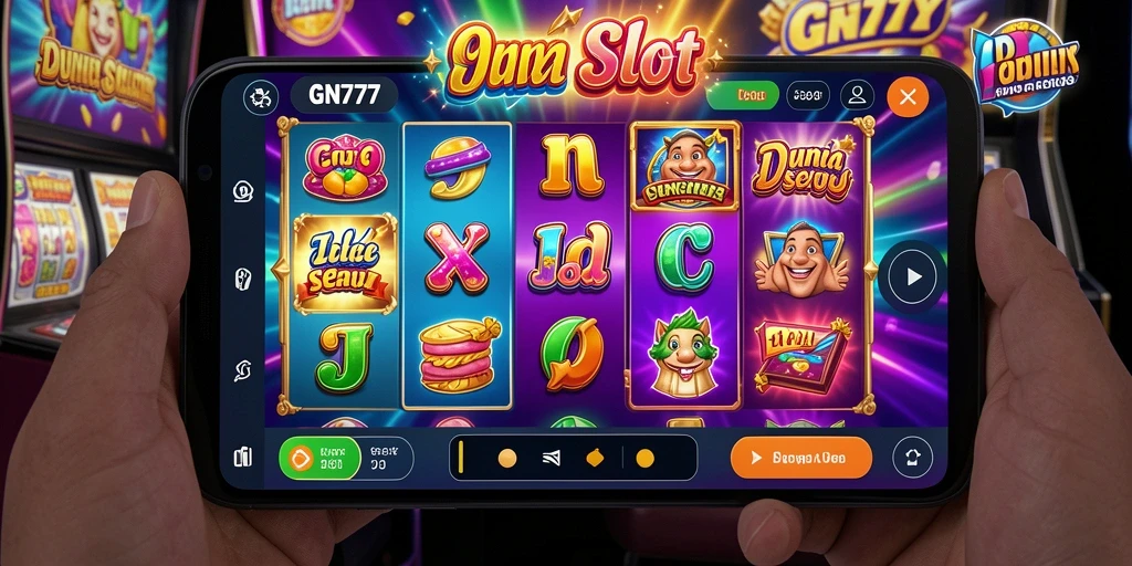 Screenshot gameplay GN777 yang menampilkan mesin slot yang menarik.