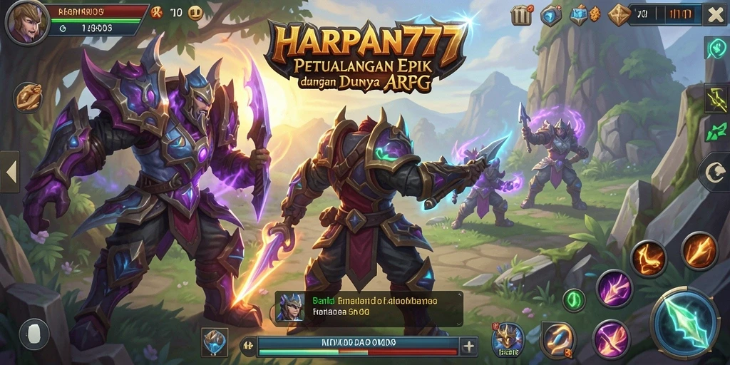 Tampilan gameplay HARAPAN777 yang mendebarkan di dunia ARPG.