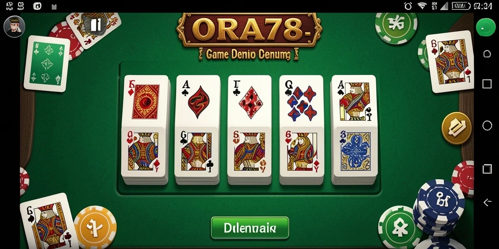 Tampilan gameplay ORA78 yang seru dan memikat.